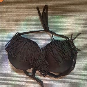 Padded Black Bikini Top